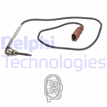 TS30177 Sensor, avgastemperatur DELPHI