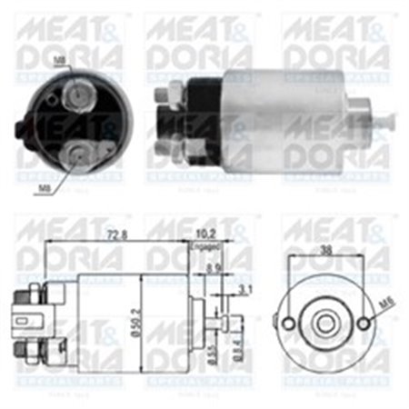 46156 Magnetbrytare, startmotor MEAT & DORIA