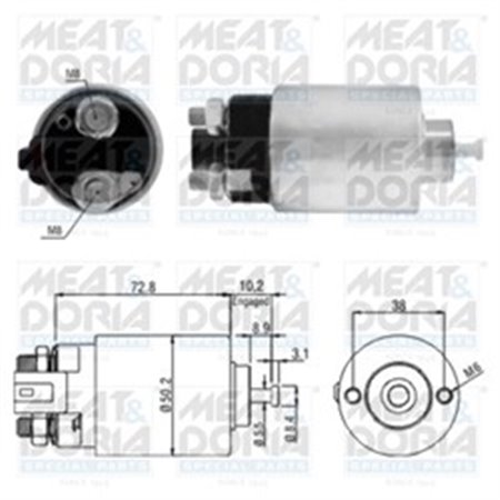 46156 Solenoid Switch, starter MEAT & DORIA