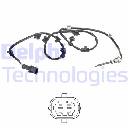 TS30238 Sensor, avgastemperatur DELPHI