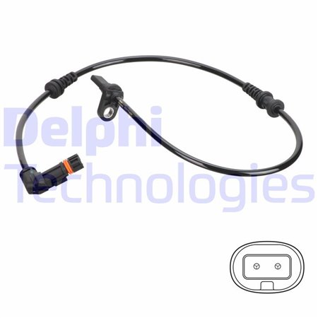 SS20775 ABS-sensor fram V/R passar: MERCEDES A (W169), B SPORTS TOURER (W2