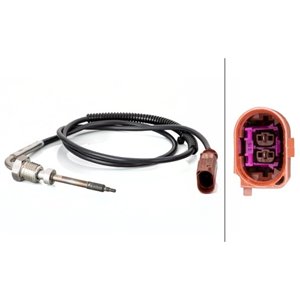 6PT014 494-621 Exhaust gas temperature sensor (before dpf) fits: AUDI A4 B7, Q7;
