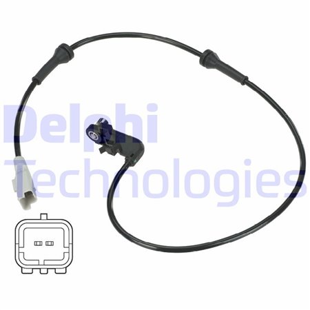 SS20345 ABS-sensor bak V/R passar: CITROEN C4 I PEUGEOT 307 1.4 2.0D 08.0