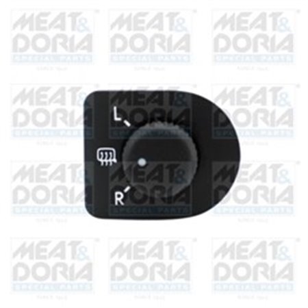MEAT & DORIA 206039 - Mirror adjustment (10 pin) fits: SKODA OCTAVIA I, OCTAVIA II 09.96-06.13