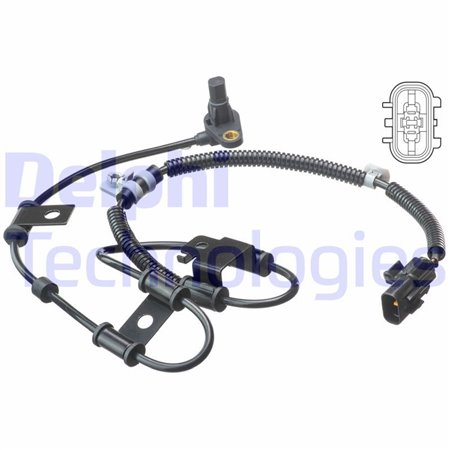 SS20513 ABS-sensor fram R passar: KIA RIO II 1.4/1.5D/1.6 03.05 12.11