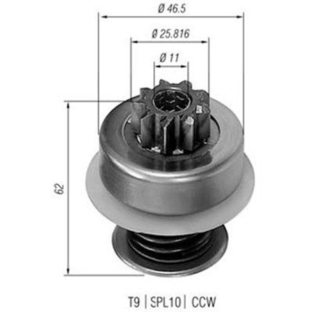 940113020088 Hammastrummel,starter MAGNETI MARELLI