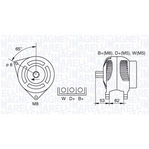 063377462010 Generaator MAGNETI MARELLI - Top1autovaruosad