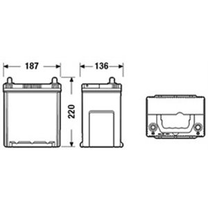 EA406 Startbatteri EXIDE