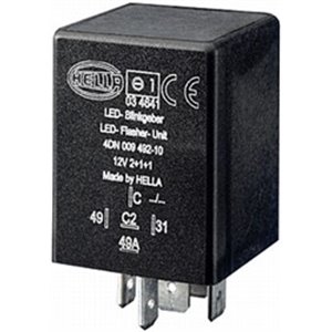 4DN009 492-101 Traffic indicator breaker (12V; number of pins: 5; 2+1+1x21W; wor