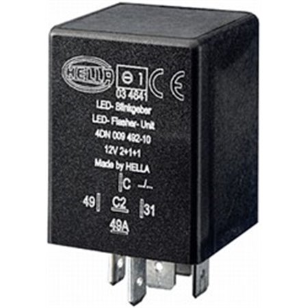 4DN009 492-101 Traffic indicator breaker (12V number of pins: 5 2+1+1x21W wor