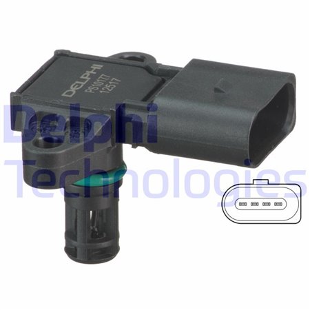 PS10177 Intake manifold pressure sensor (4 pin) fits: AUDI A4 B6 SEAT IB