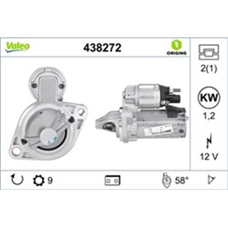 438272 Starter VALEO