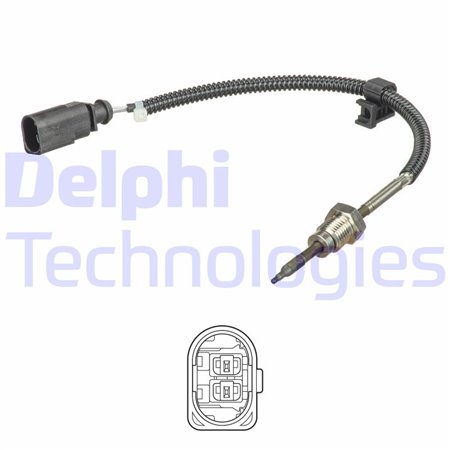 TS30258 Датчик, температура выхлопных газов DELPHI