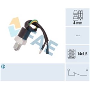 FAE41260 Light switch reversing fits: ISUZU TROOPER I; OPEL CAMPO, FRONTER