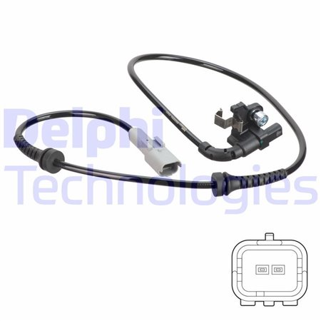 SS20694 ABS sensor rear L/R fits: DS DS 4 CITROEN C4, C4 I, C4 II, DS4 