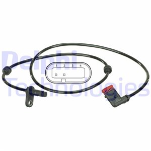 SS20501 ABS sensor rear L/R fits: MERCEDES C (C204), E (A207), E (C207), 
