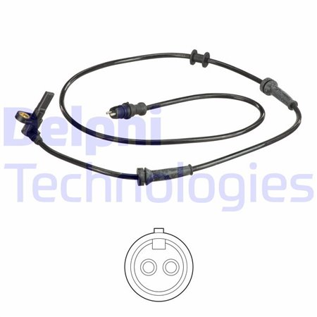 SS20576 ABS-sensor fram R passar: ALFA ROMEO GTV, SPIDER FIAT MAREA LANC