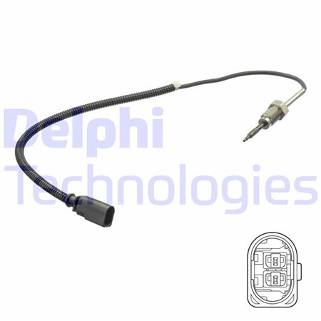 TS30172 Датчик, температура выхлопных газов DELPHI