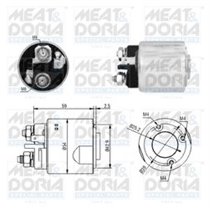 46295 Solenoid Switch, starter MEAT & DORIA - Top1autovaruosad