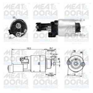 46315 Magnetbrytare, startmotor MEAT & DORIA - Top1autovaruosad