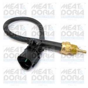 MD82408 Coolant temperature sensor (number of pins: 3, black) fits: HYUND