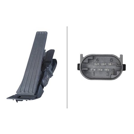 6PV010 946-281 Accelerator pedal fits: BMW 1 (E81), 1 (E82), 1 (E87), 1 (E88), 1