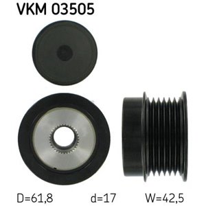 VKM 03505 Alternator pulley fits: OPEL ASTRA H, ASTRA H GTC, SIGNUM, VECTRA