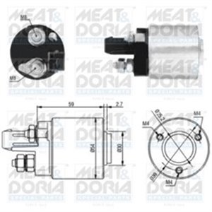 46105 Magnetlülitus,starter MEAT & DORIA - Top1autovaruosad