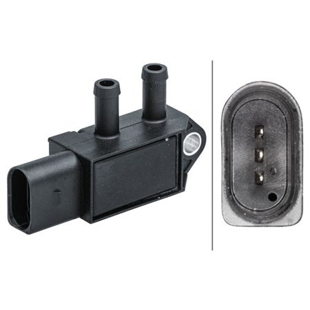 6PP009 409-631 Exhaust fumes pressure sensor (number of pins: 3,) fits: VW ARTEO