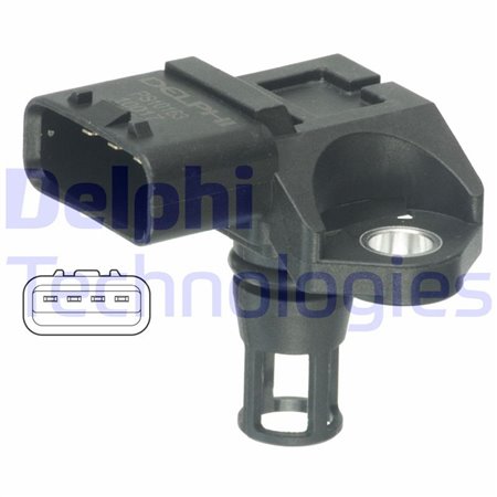 PS10163 Sensor, intake manifold pressure DELPHI