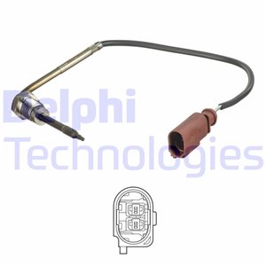 TS30180 Exhaust gas temperature sensor (before dpf) fits: PORSCHE CAYENNE