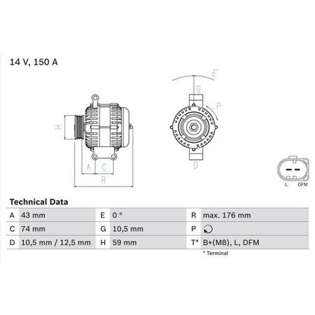 0 986 047 920 Generaator BOSCH