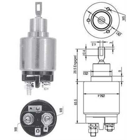 940113050127 Magnetlülitus,starter MAGNETI MARELLI