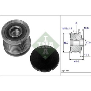 535 0085 10 Generaatori rihmaratas sobib: NISSAN X TRAIL, X TRAIL III OPEL S