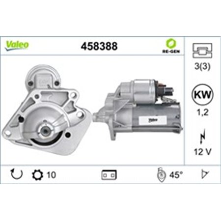 458388 Starter VALEO