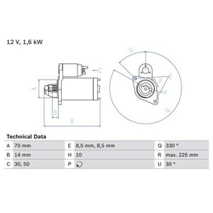 0 986 021 260 Start BOSCH - Top1autovaruosad