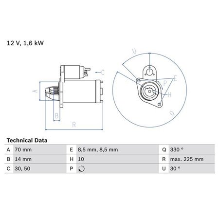 0 986 021 260 Start BOSCH