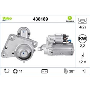 438189 Starter VALEO - Top1autovaruosad