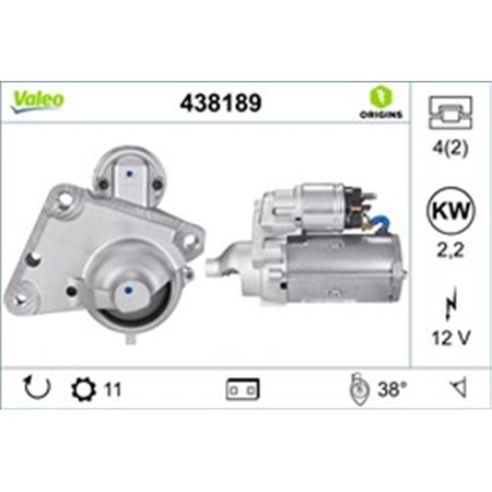 438189 Starter VALEO