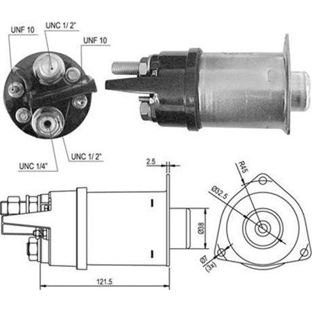 940113050426 Magnetbrytare, startmotor MAGNETI MARELLI