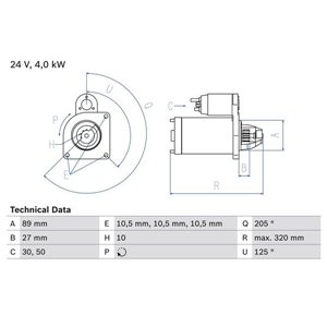 0 986 021 190 Start BOSCH - Top1autovaruosad