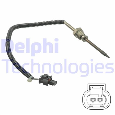 TS30217 Sensor, avgastemperatur DELPHI