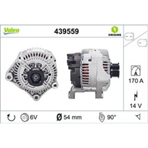 VAL439559 Generaator (14V, 170A) sobib: BMW 5 (E60), 5 (E61), 6 (E63), 6 (E