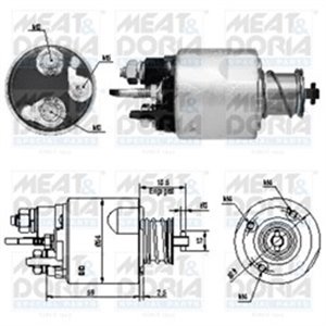 MD46169 Starter electromagnet (12V) fits: DACIA LOGAN, LOGAN EXPRESS, LOG