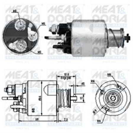 46169 Solenoid Switch, starter MEAT & DORIA