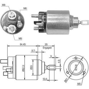 940113050010 Solenoidikytkin, käynnistin MAGNETI MARELLI - Top1autovaruosad