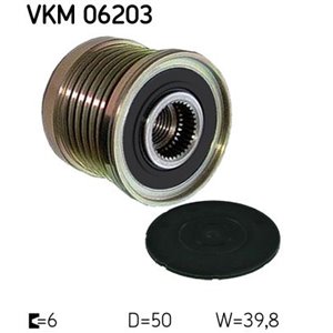VKM 06203 Alternator Freewheel Clutch SKF - Top1autovaruosad