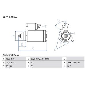 0 986 020 780 Start BOSCH - Top1autovaruosad