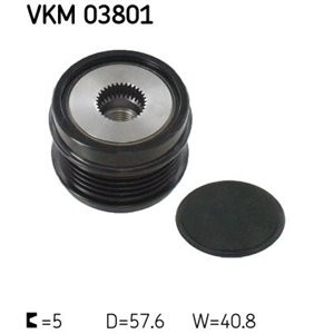 VKM 03801 Alternator pulley fits: MERCEDES A (W176), B SPORTS TOURER (W246,