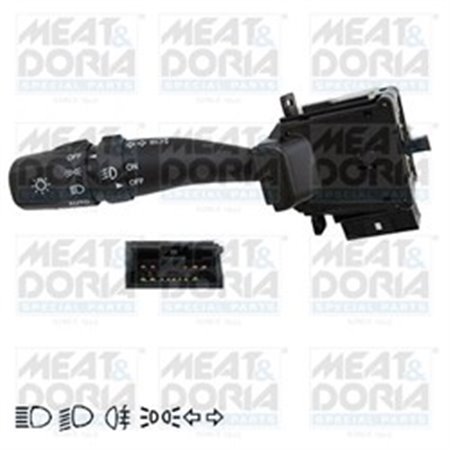 MEAT & DORIA 231270 - Kombinerad strömbrytare under ratten (blinkers lampor) passar: KIA SPORTAGE II 09.04-